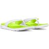 imageUnder Armour Womens Ignite Pro Marbella Flip Flop Slide Sandal102 WhiteWhiteHighvis Yellow