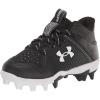 imageUnder Armour BabyBoys Leadoff Mid Junior Rubber Molded Baseball Cleat ShoeBlack