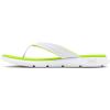 imageUnder Armour Womens Ignite Pro Marbella Flip Flop Slide Sandal102 WhiteWhiteHighvis Yellow