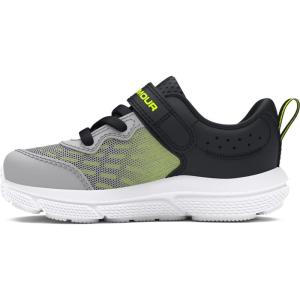 imageUnder Armour Baby Assert 10 Alternate Closure Running Shoes104 Mod GrayBlackHigh Vis Yellow