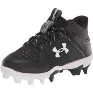 imageUnder Armour BabyBoys Leadoff Mid Junior Rubber Molded Baseball Cleat ShoeBlack
