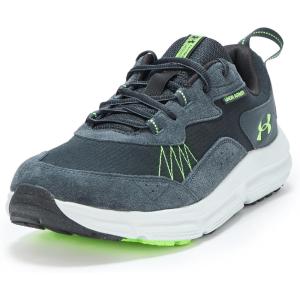 imageUnder Armour Mens Charged Verssert 2 Sneaker004 BlackAnthraciteHyper Green
