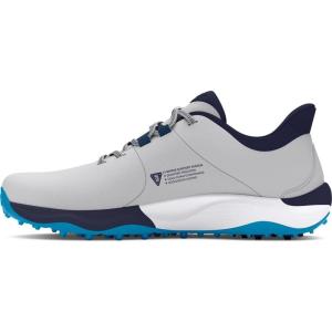 imageUnder Armour Mens Drive Pro Spikeless Golf Shoe101 Mod GrayCapriMidnight Navy