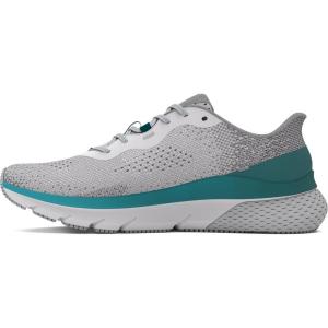 imageUnder Armour Mens HOVR Turbulence 2 Running Shoe108 Halo GrayHydro TealCircuit Teal