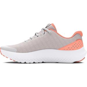 imageUnder Armour UnisexChild Grade School Surge 4102 Distant GrayFlare OrangeMetallic Silver
