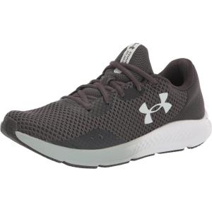 imageUnder Armour Womens Charged Pursuit 3 Running Shoe100 Jet GrayJet GrayIllusion Green