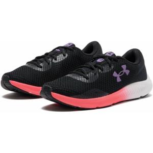 imageUnder Armour Womens Charged Pursuit 3 Running ShoeBlackPink ShockRetro Purple