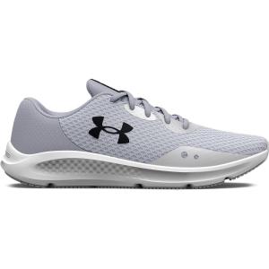 imageUnder Armour Womens Charged Pursuit 3 Running ShoeHalo Gray 101Black