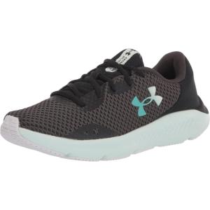 imageUnder Armour Womens Charged Pursuit 3 Running ShoeJet Gray 105Sea Mist