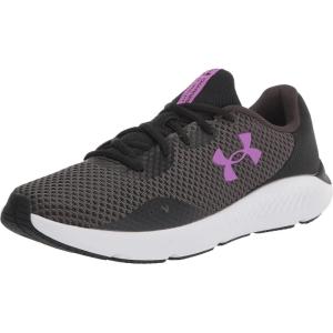 imageUnder Armour Womens Charged Pursuit 3 Running ShoeJet Gray 108Mega Magenta