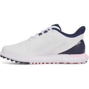imageUnder Armour Womens Drive Fade Spikeless Sneaker101 WhitePrime PinkMidnight Navy