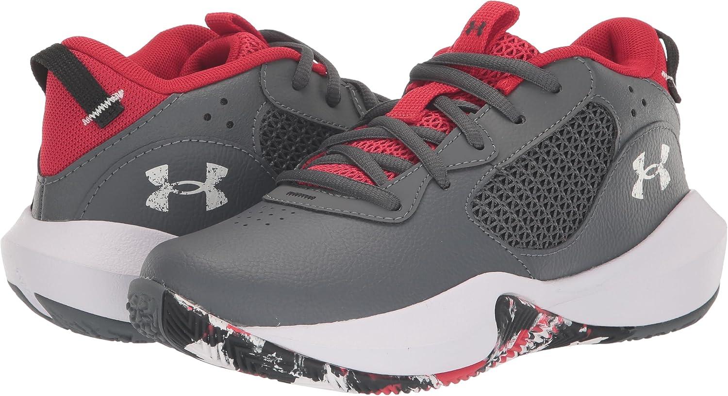 imageKids Grade School Lockdown 6 WhiteBlackBlack103 Pitch GrayBlackWhite