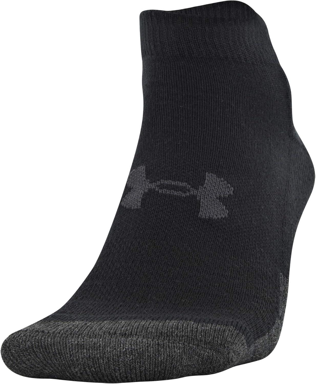 imageUnder Armour Adult Performance Tech Low Cut Socks 3 and 6 PackBlack 3pairs