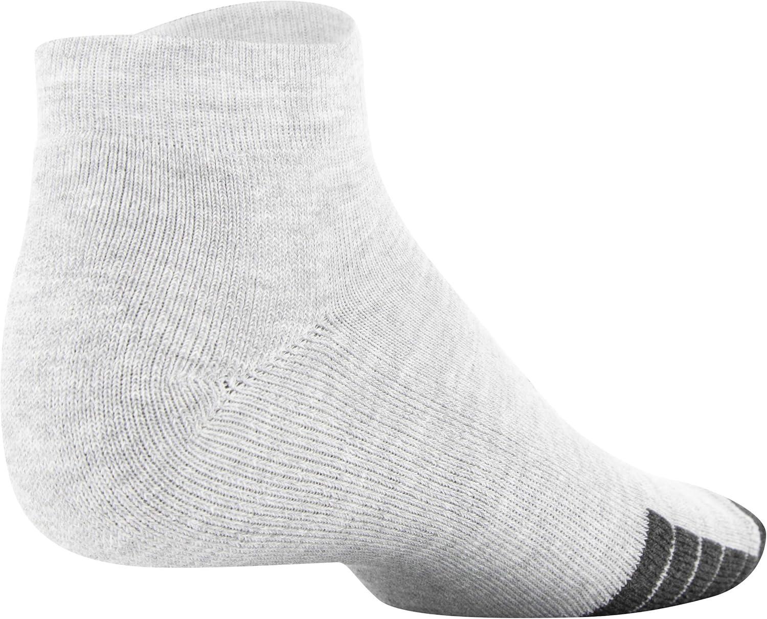 imageUnder Armour Adult Performance Tech Low Cut Socks 3 and 6 PackSteel Assorted 3pairs