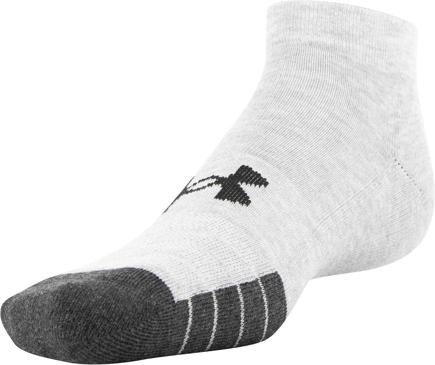 imageUnder Armour Adult Performance Tech Low Cut Socks 3 and 6 PackSteel Assorted 6pairs