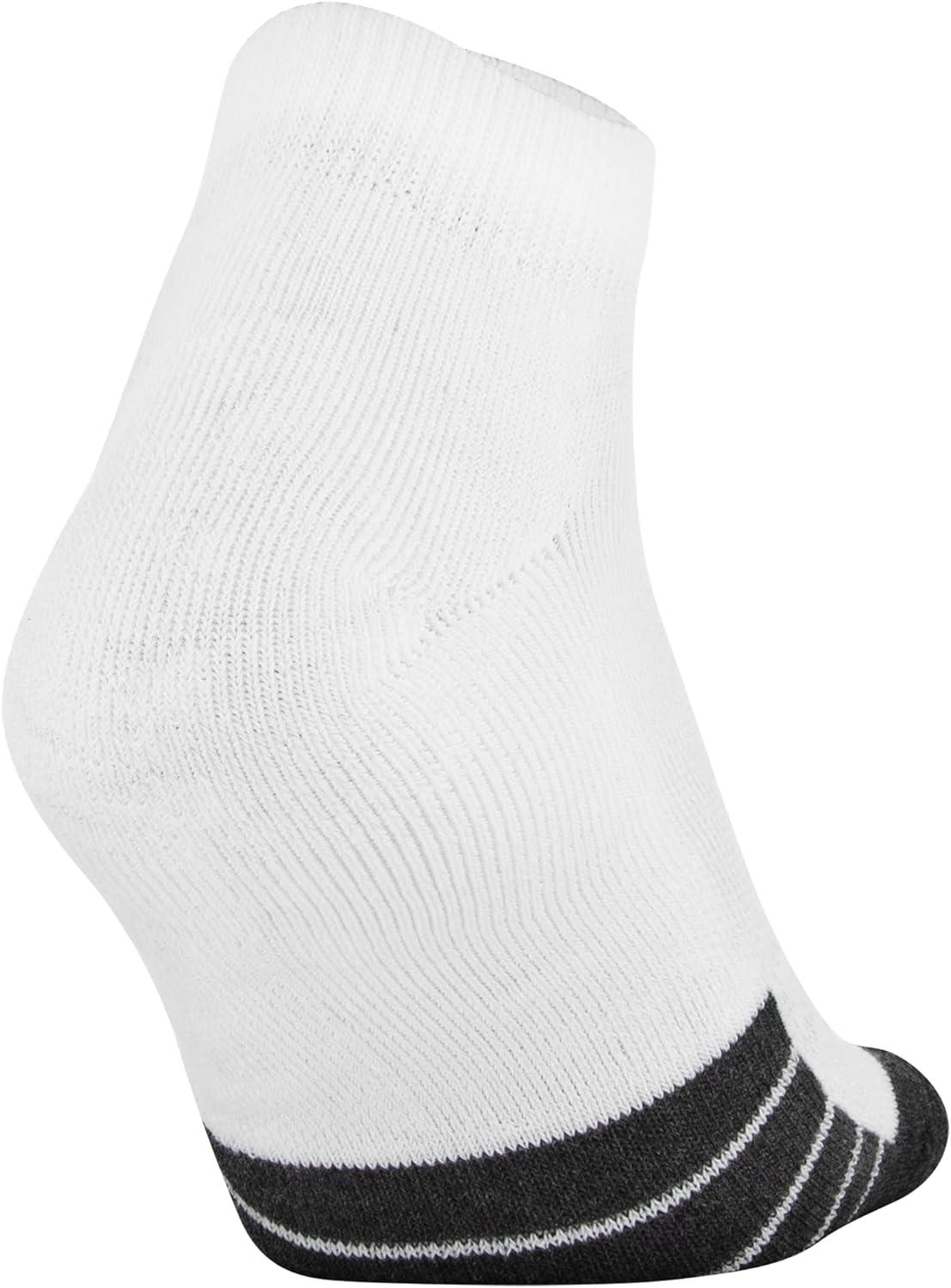imageUnder Armour Adult Performance Tech Low Cut Socks 3 and 6 PackWhite 3pairs