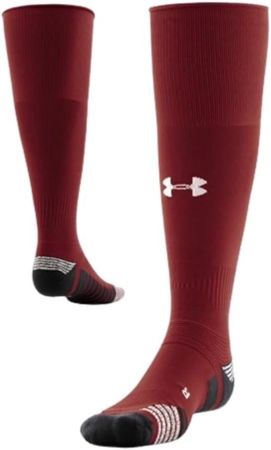 imageUnder Armour Adult Soccer OverTheCalf SocksCardinal  Black  White