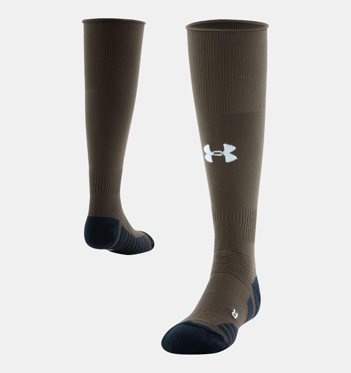 imageUnder Armour Adult Soccer OverTheCalf SocksCleveland Brownblackwhite