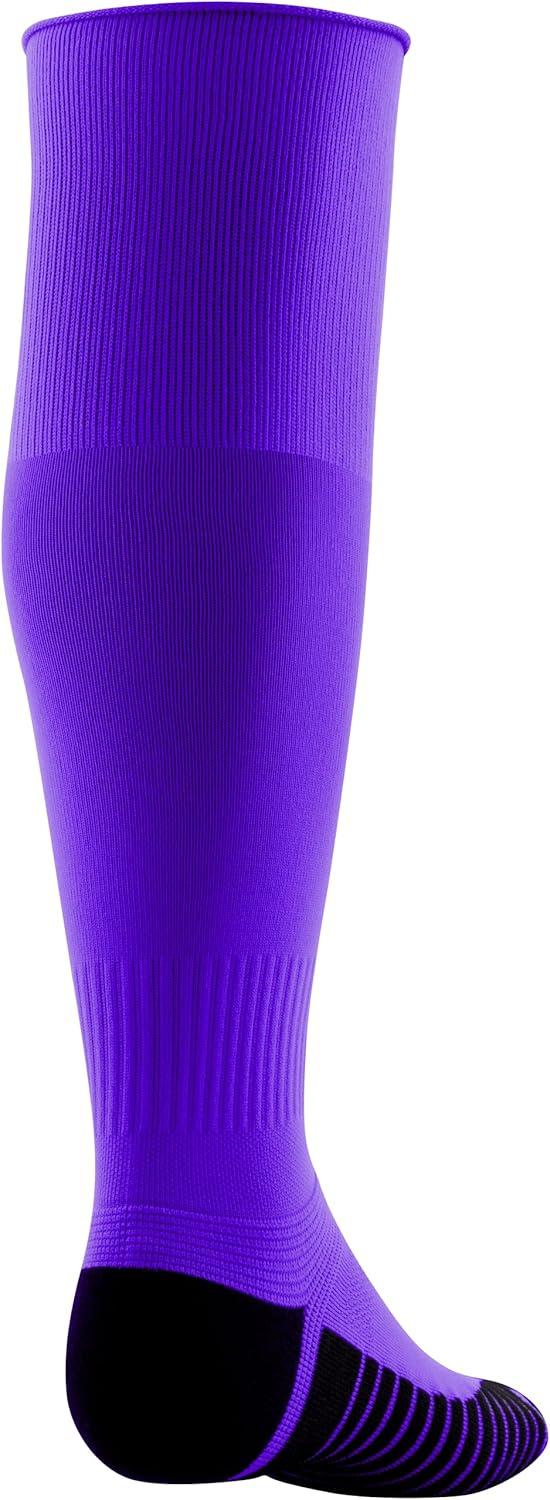 imageUnder Armour Adult Soccer OverTheCalf SocksPurpleBlackWhite
