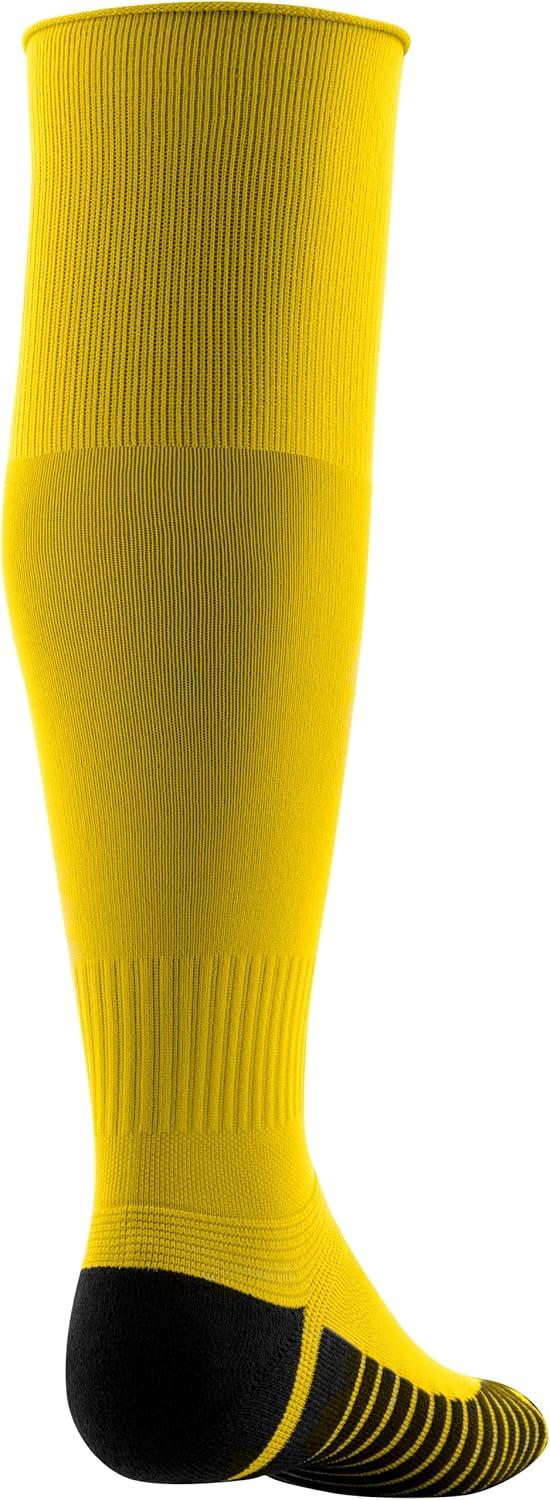 imageUnder Armour Adult Soccer OverTheCalf SocksSteeltown GoldBlackWhite