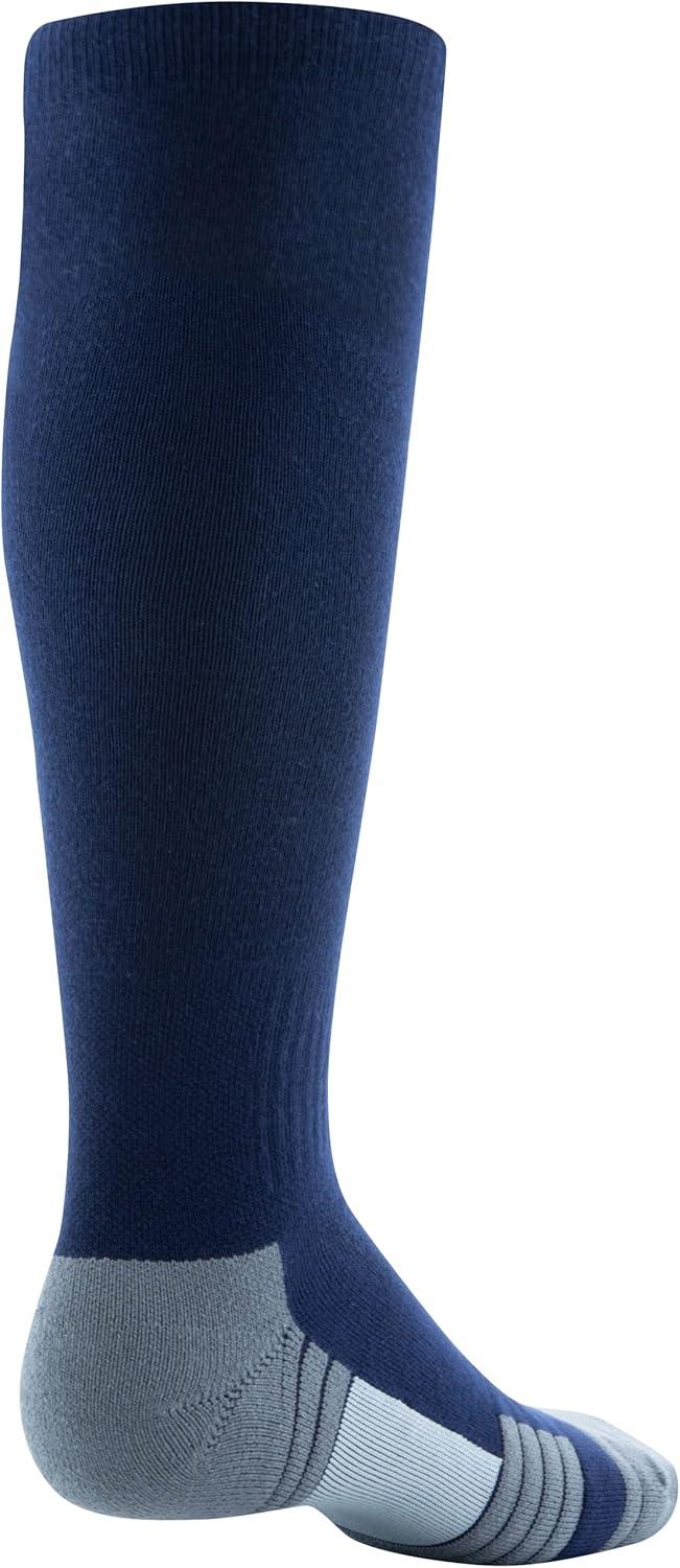imageUnder Armour Adult Team OverTheCalf Socks 1PairMidnight NavyGraphiteWhite