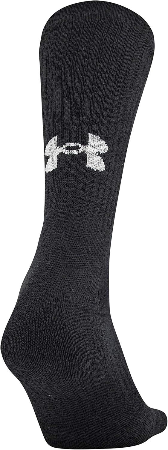 imageUnder Armour Adult Training Cotton Crew Socks MultipairsBlack 6pairs