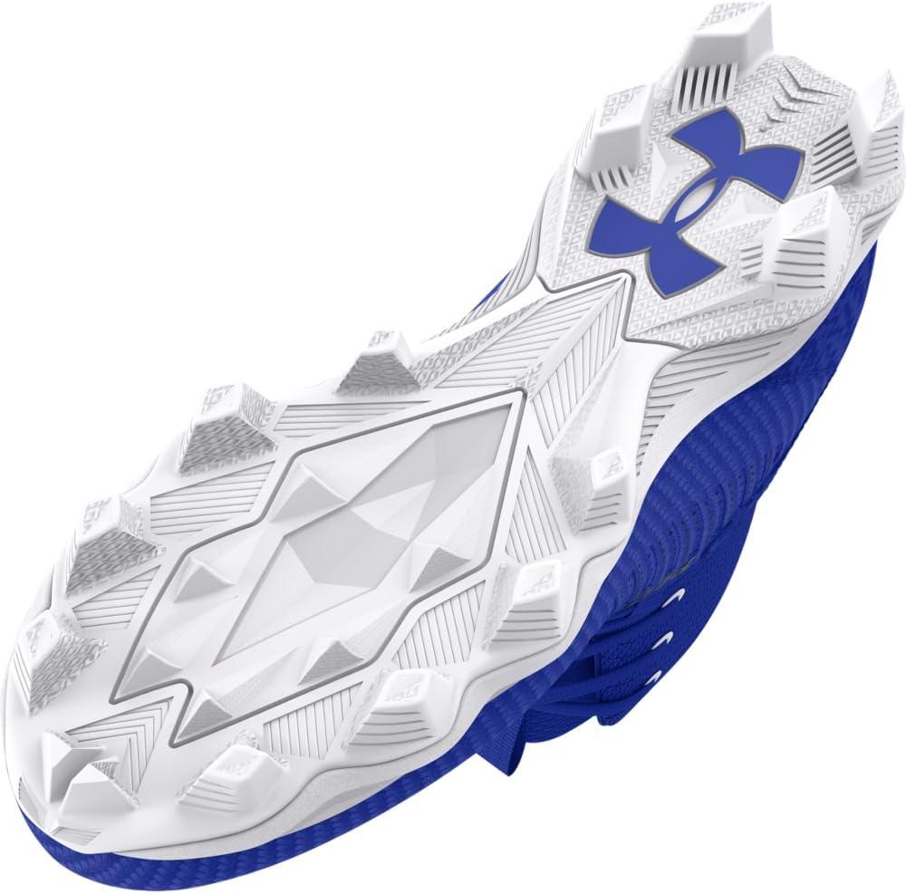 imageUnder Armour Boys Highlight Franchise Rm Jr 20 Football Shoe400 Team RoyalBlackWhite