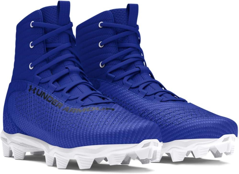 imageUnder Armour Boys Highlight Franchise Rm Jr 20 Football Shoe400 Team RoyalBlackWhite
