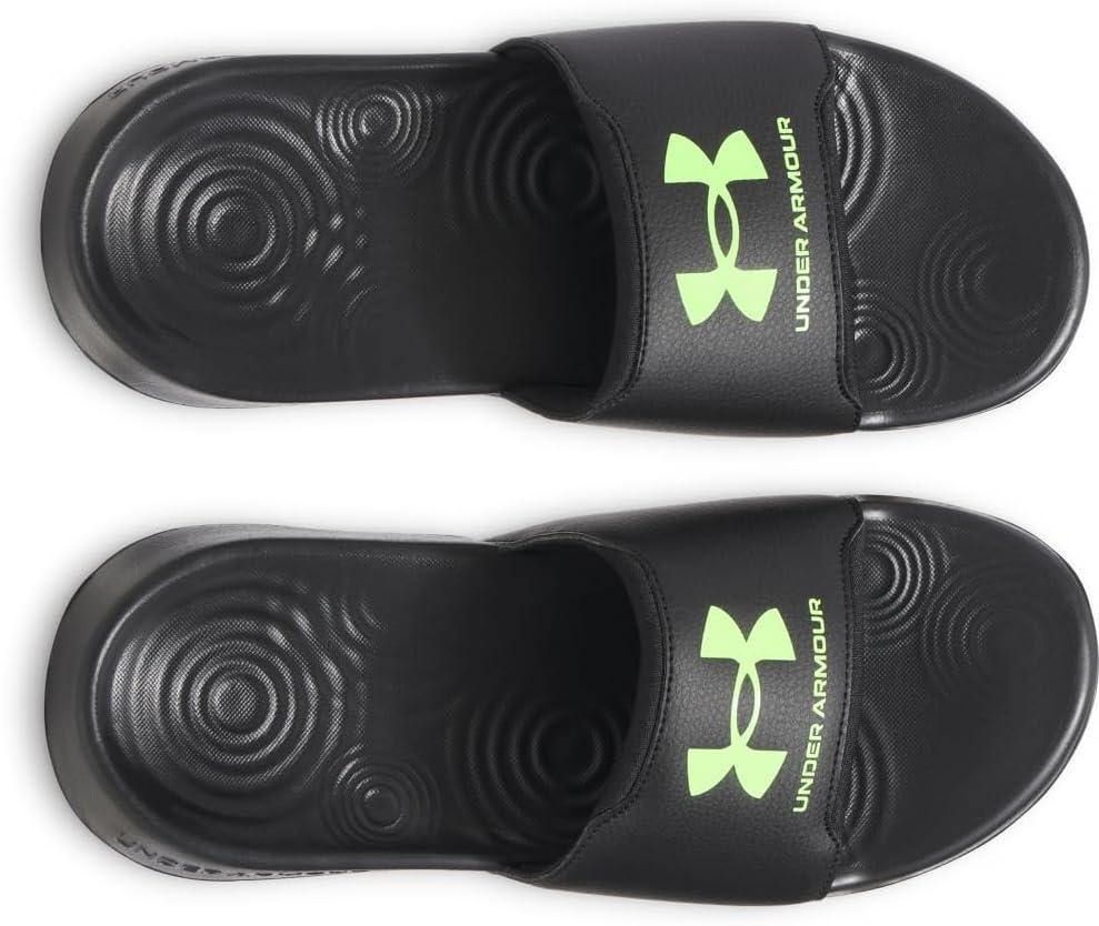 imageUnder Armour Boys Ignite Select Slide Sandal003 BlackBlackHyper Green