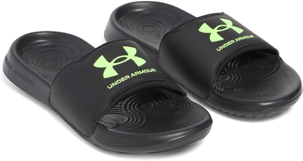imageUnder Armour Boys Ignite Select Slide Sandal003 BlackBlackHyper Green
