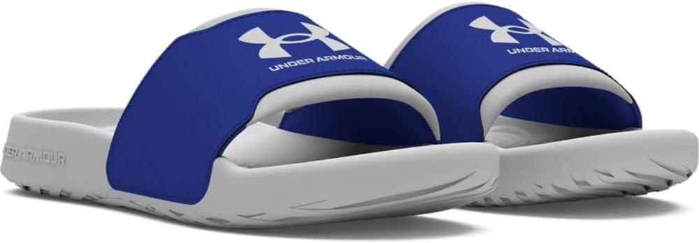 imageUnder Armour Boys Ignite Select Slide SandalHalo GrayTeam RoyalHalo Gray