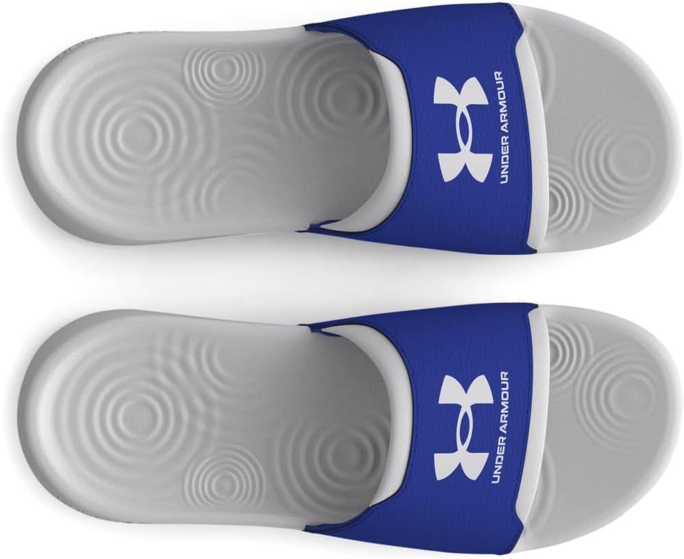 imageUnder Armour Boys Ignite Select Slide SandalHalo GrayTeam RoyalHalo Gray