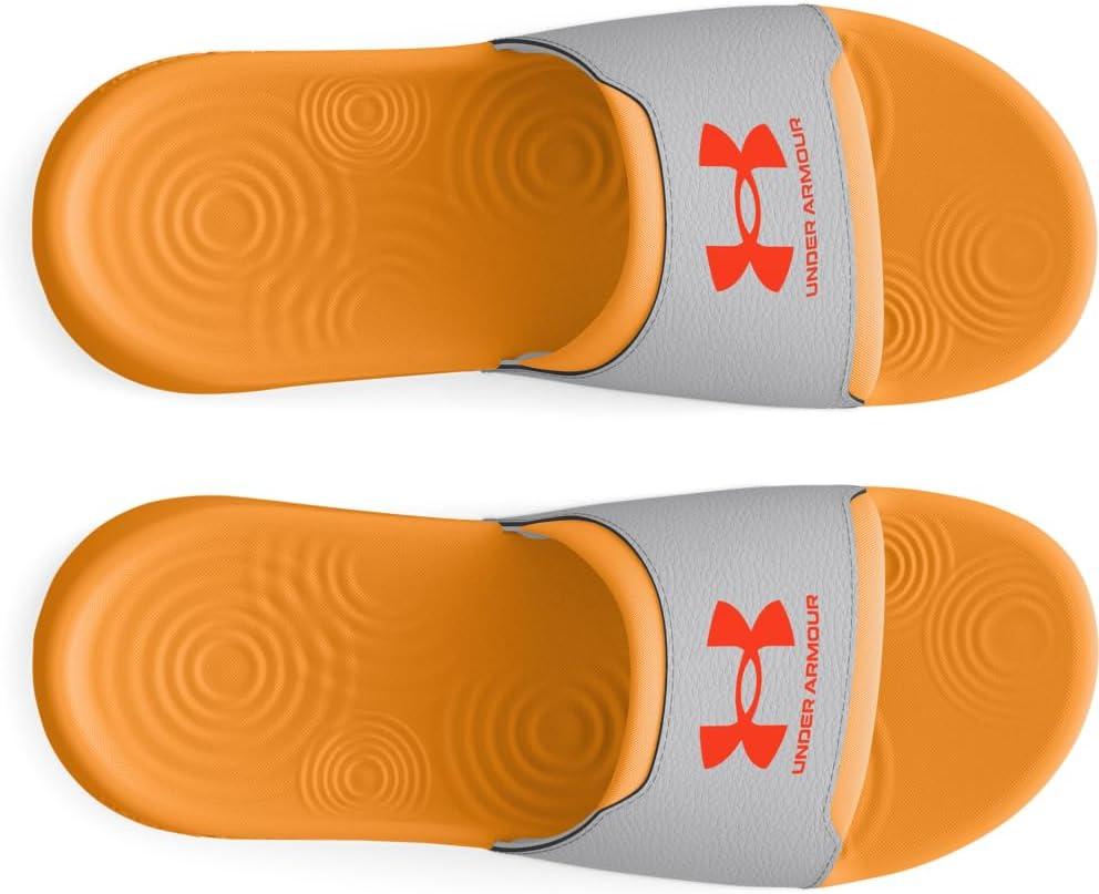 imageUnder Armour Boys Ignite Select Slide SandalNova OrangeMod GrayPhoenix Fire