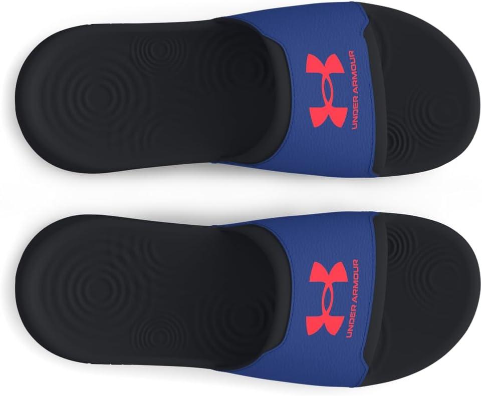 imageUnder Armour Boys Ignite Select Slide SandalTech BlueBlackBeta