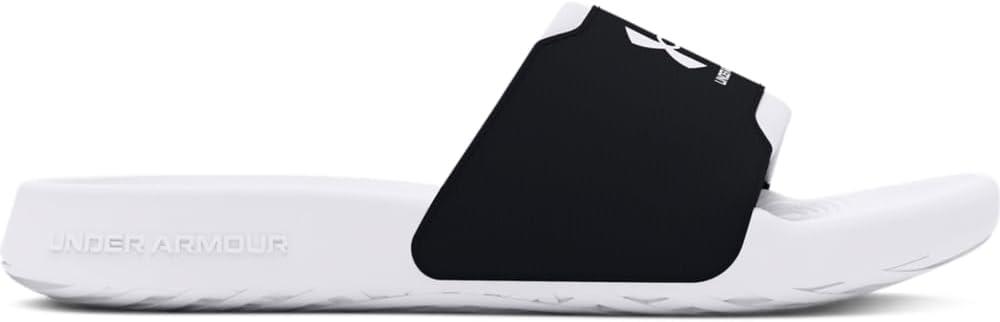 imageUnder Armour Boys Ignite Select Slide SandalWhiteBlackWhite