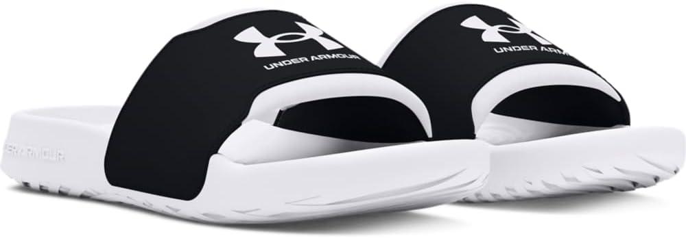imageUnder Armour Boys Ignite Select Slide SandalWhiteBlackWhite
