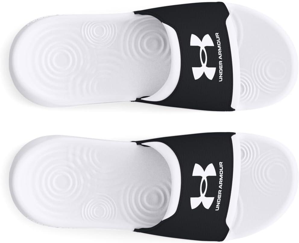 imageUnder Armour Boys Ignite Select Slide SandalWhiteBlackWhite