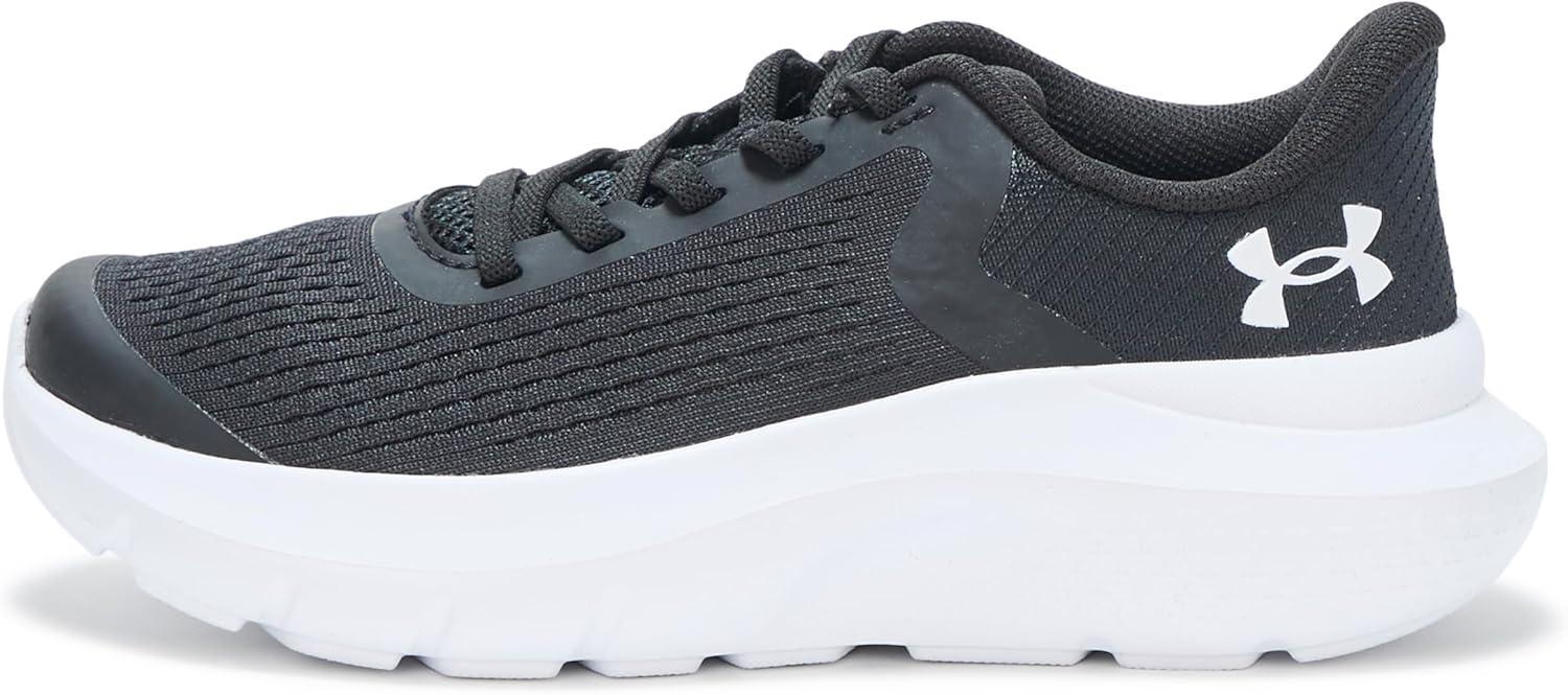 imageUnder Armour Boys Pre School Rogue 4 Alternate Lace Sneaker001 BlackBlackWhite