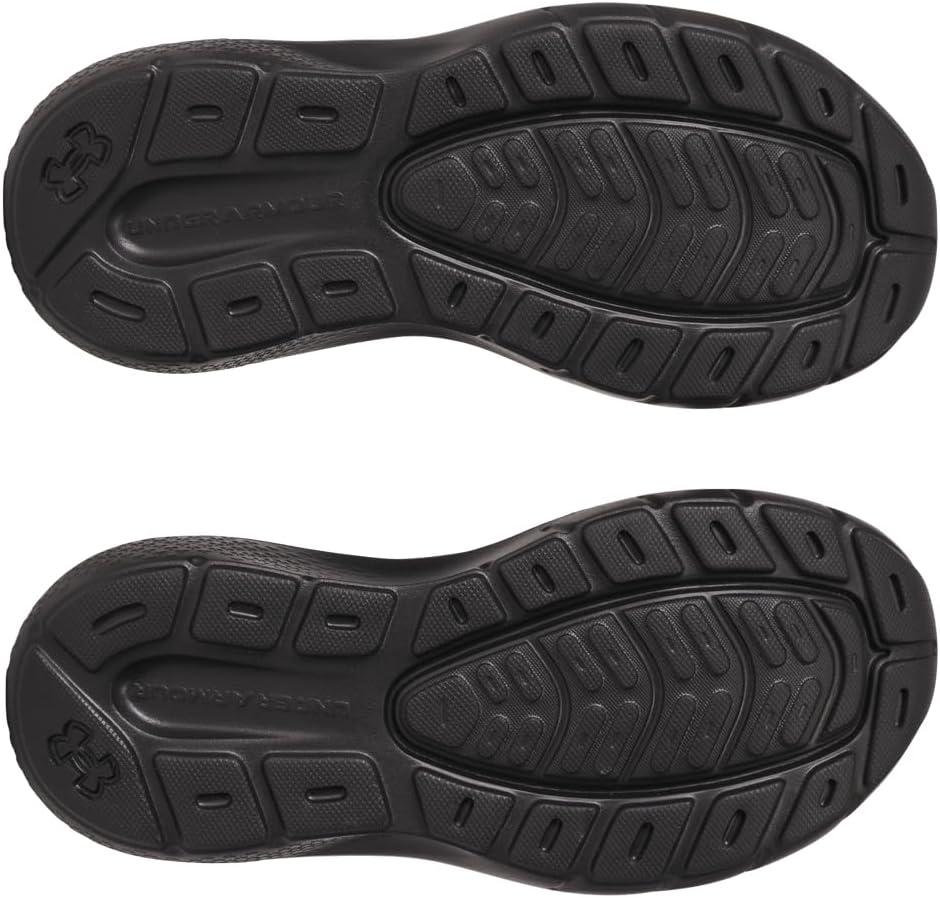 imageUnder Armour Boys Pre School Rogue 4 Alternate Lace Sneaker003 BlackHyper GreenHyper Green