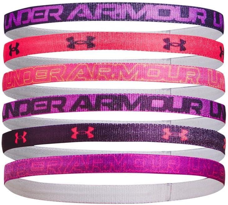 imageUnder Armour Girls Graphic Headbands 6Pack514 Rivalry  Jellyfish  Calypso