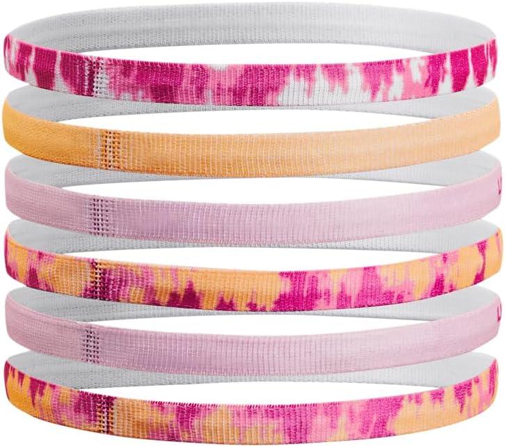 imageUnder Armour Girls Graphic Headbands 6Pack686 Astro Pink  Pink  White