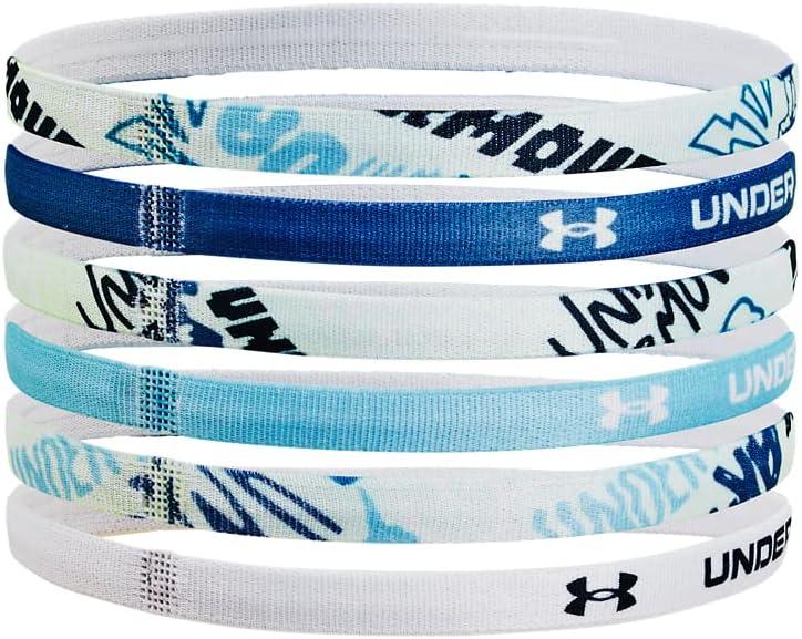 imageUnder Armour Girls Graphic Headbands 6PackBlue Flannel 597White