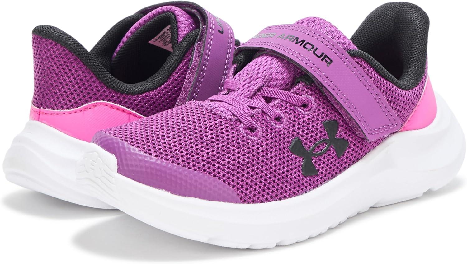 imageUnder Armour Girls Pre School Pursuit 4 Alternate Closure514 Andromeda PurpleRebel PinkBlack