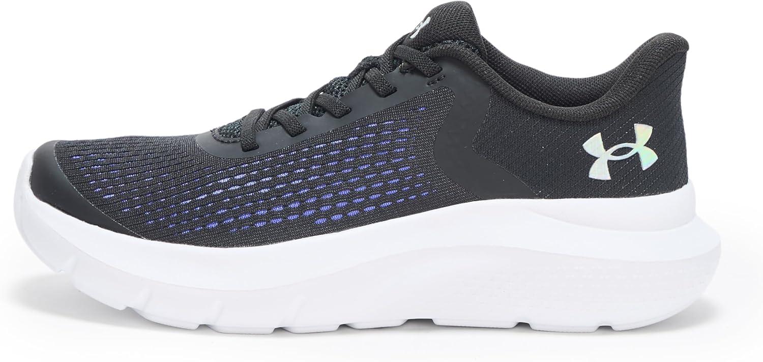 imageUnder Armour Girls Pre School Rogue 4 Alternate Lace Sneaker001 BlackVirtual VioletIridescent