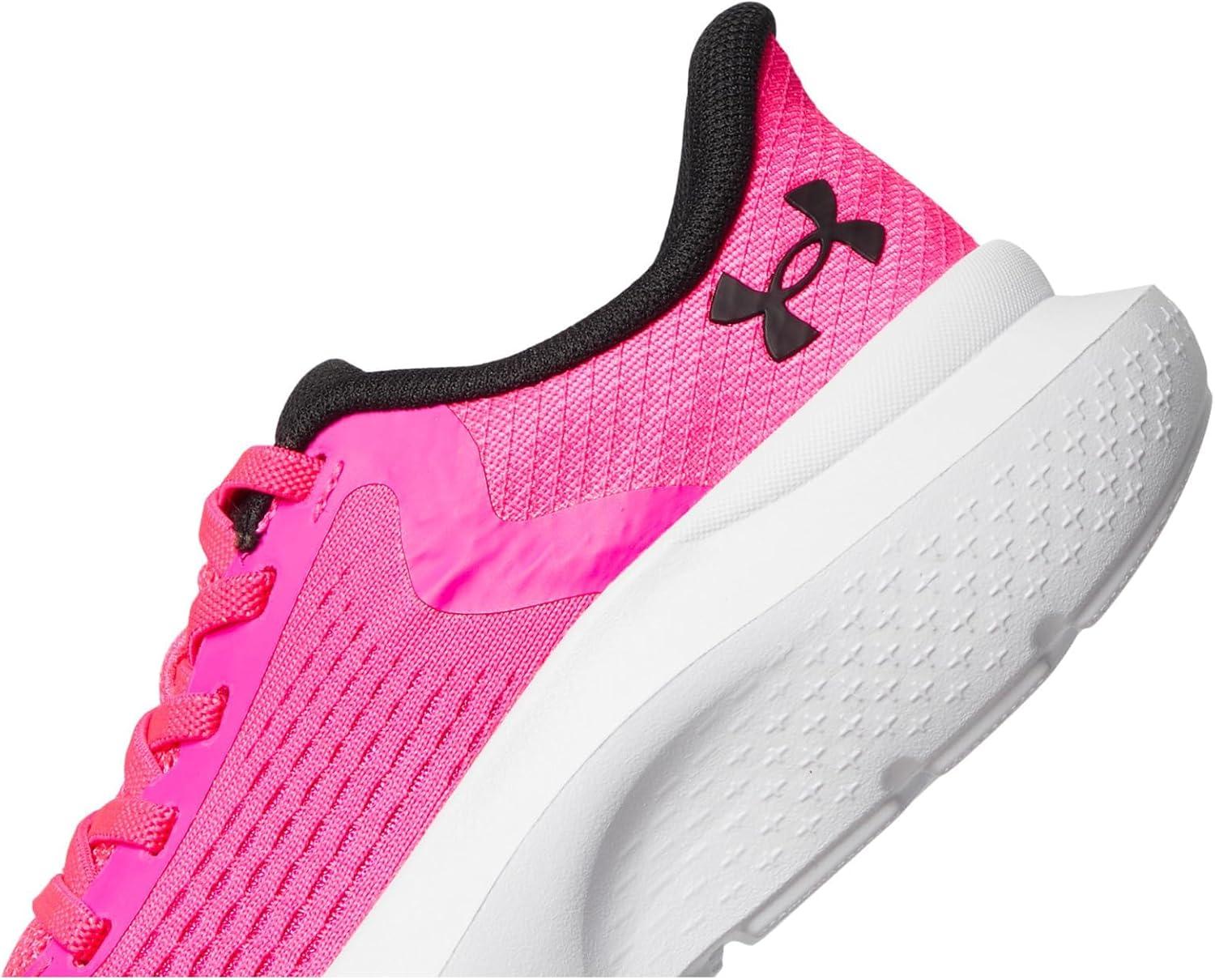 imageUnder Armour Girls Pre School Rogue 4 Alternate Lace Sneaker695 Aero PinkBlackBlack