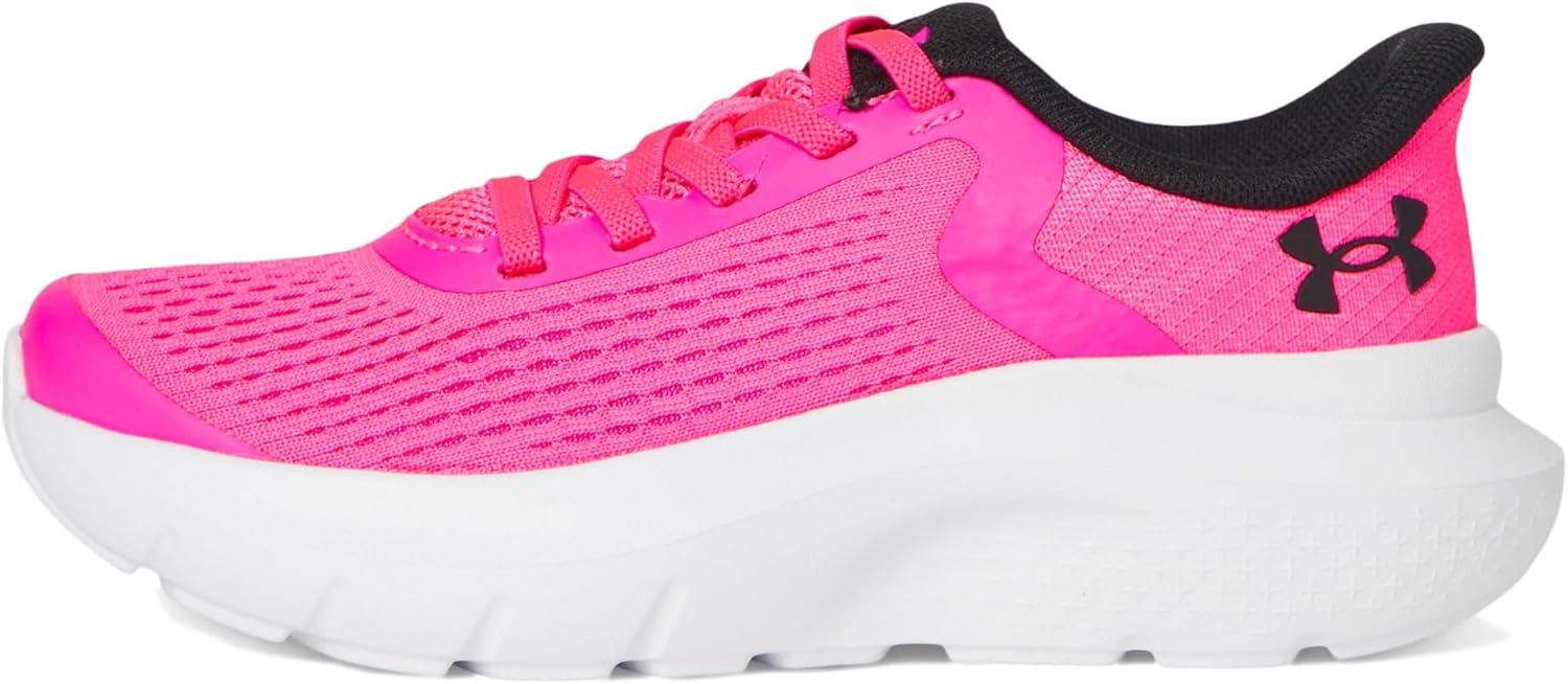 imageUnder Armour Girls Pre School Rogue 4 Alternate Lace Sneaker695 Aero PinkBlackBlack