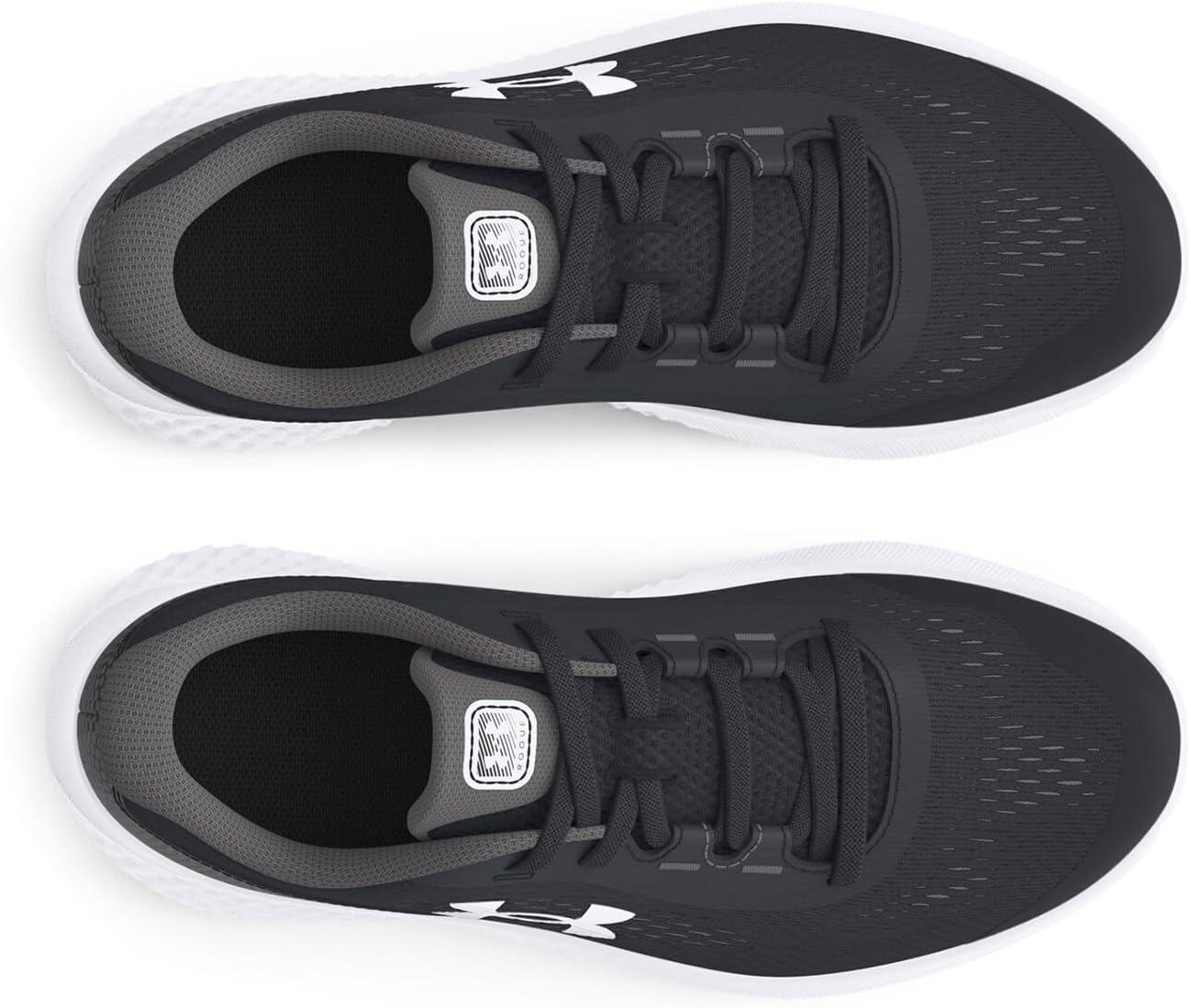 imageUnder Armour Kids Pre School Rogue 4 Running Shoe001 BlackCastlerockWhite