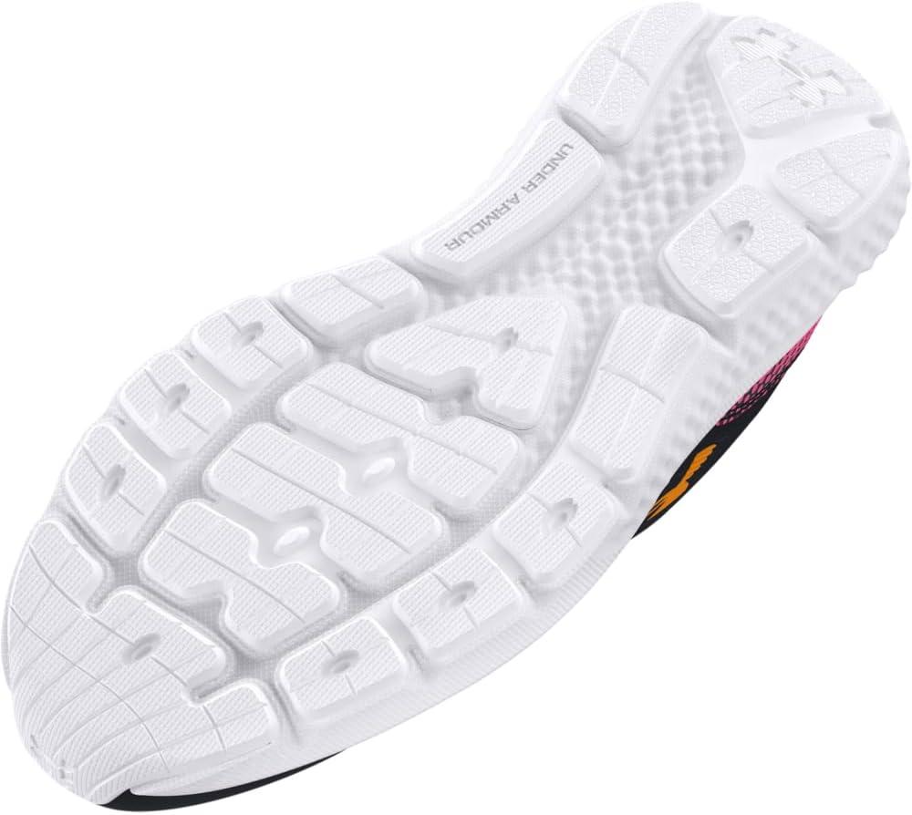 imageUnder Armour Kids Pre School Rogue 4 Running Shoe001 BlackFluo PinkNova Orange