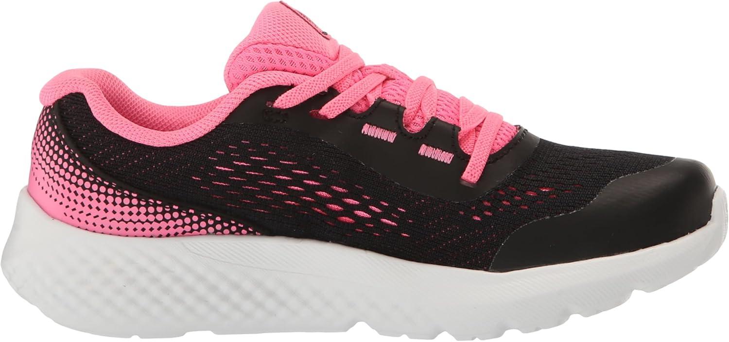 imageUnder Armour Kids Pre School Rogue 4 Running Shoe001 BlackFluo PinkNova Orange