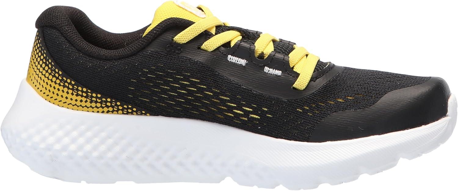 imageUnder Armour Kids Pre School Rogue 4 Running Shoe003 BlackTaxiWhite